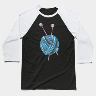 Knitting Baseball T-Shirt